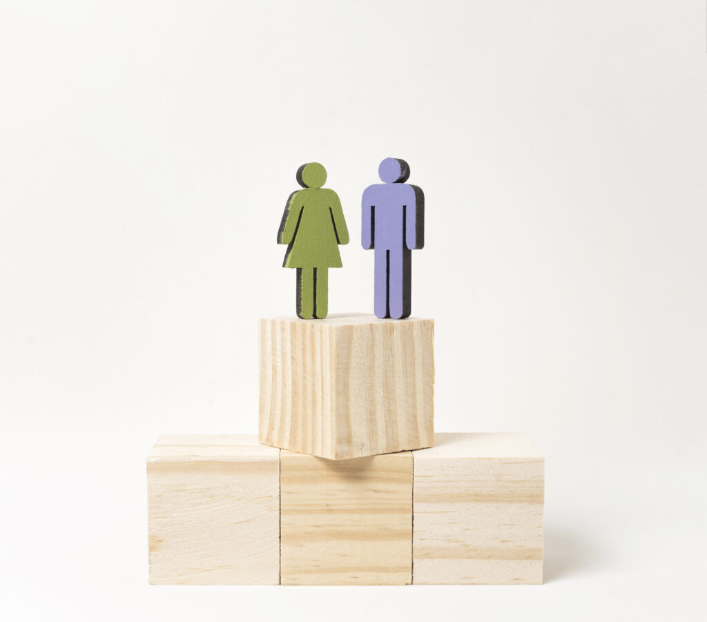 Careers 15 woman man standing same height